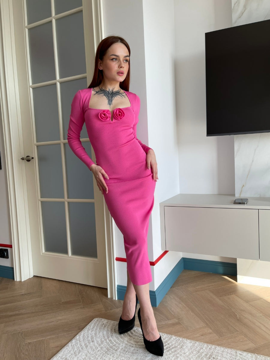 Pink Rose Dress